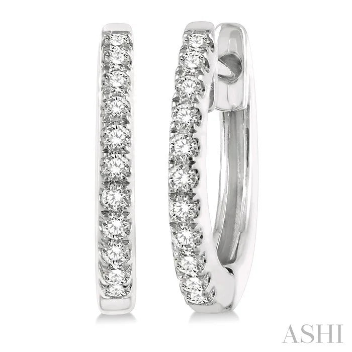Petite Diamond Huggie Fashion Earrings