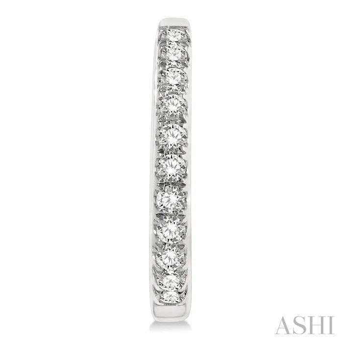 Petite Diamond Huggie Fashion Earrings