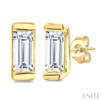 Baguette Diamond Petite Fashion Earrings