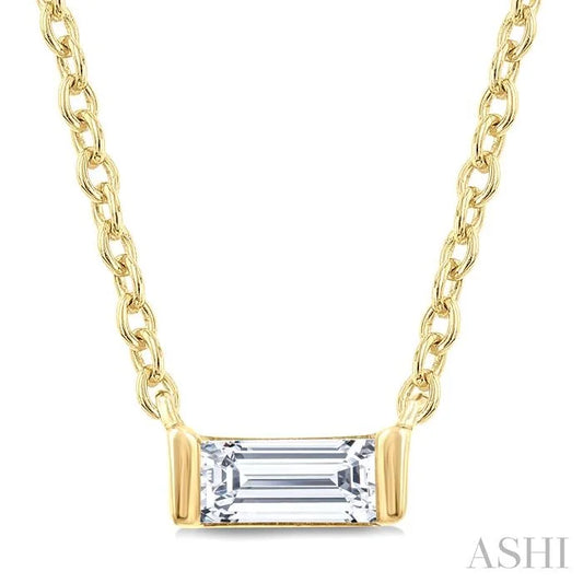 Baguette Diamond Petite Fashion Pendant
