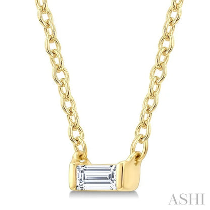 Baguette Diamond Petite Fashion Pendant