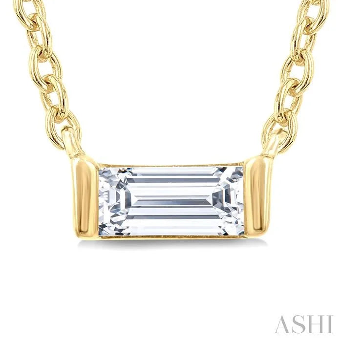 Baguette Diamond Petite Fashion Pendant