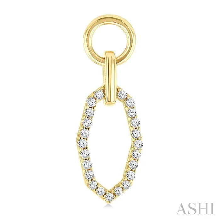 Geometric Shape Interlock Diamond Fashion Earrings