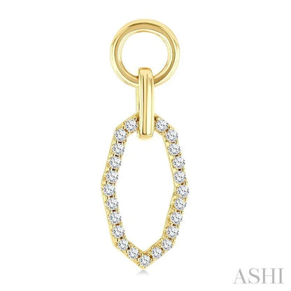 Geometric Shape Interlock Diamond Fashion Earrings