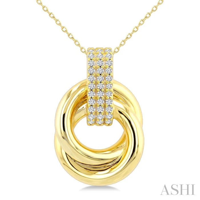 Aeris Gold Diamond Fashion Pendant