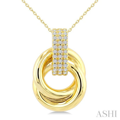 Aeris Gold Diamond Fashion Pendant