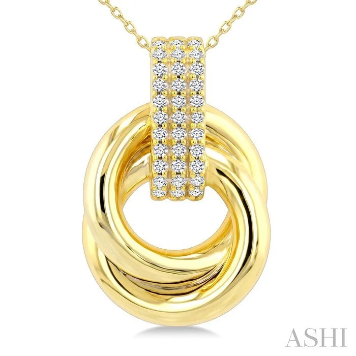 Aeris Gold Diamond Fashion Pendant