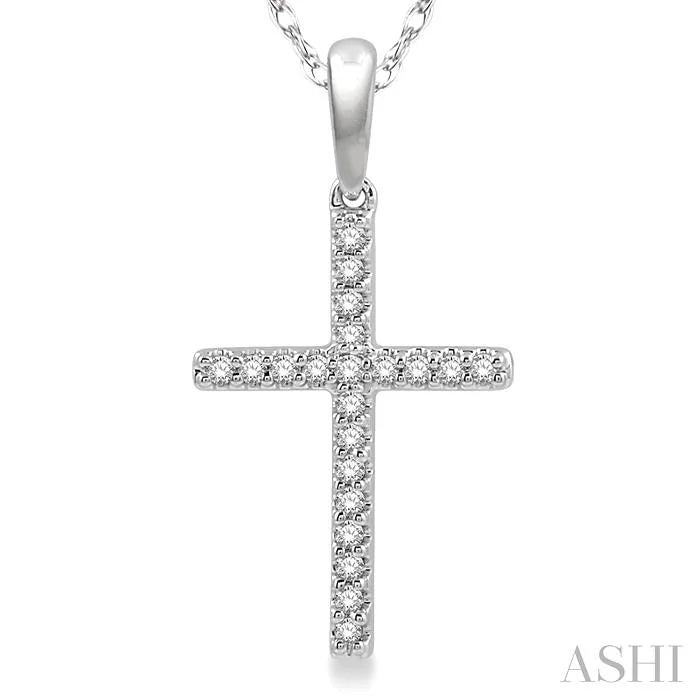 Cross Petite Diamond Fashion Pendant