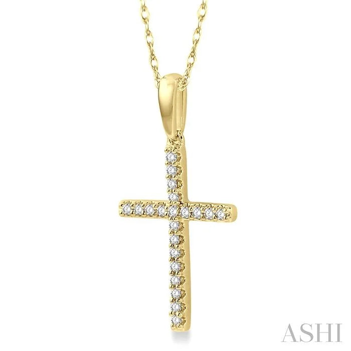 Cross Petite Diamond Fashion Pendant