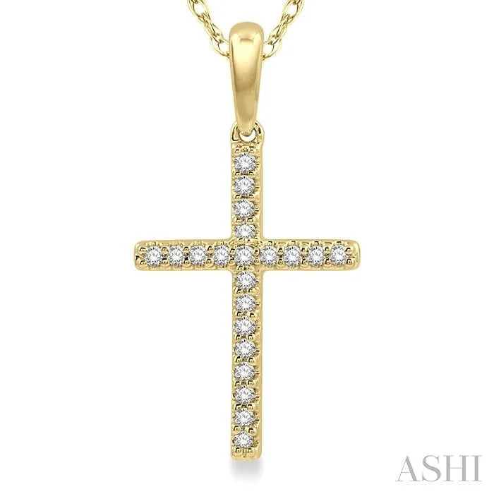 Cross Petite Diamond Fashion Pendant