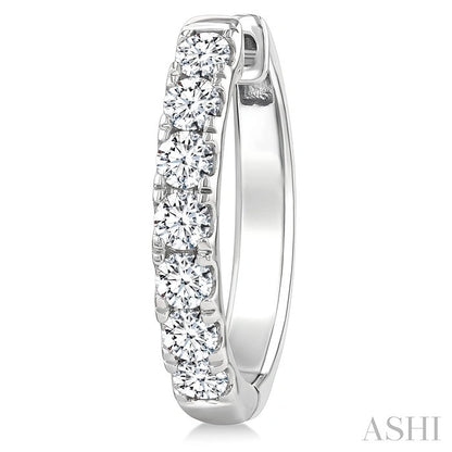 Diamond Fashion Hoop Earrings