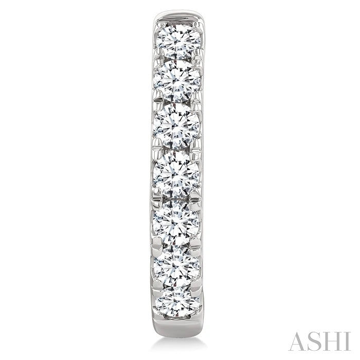 Diamond Fashion Hoop Earrings
