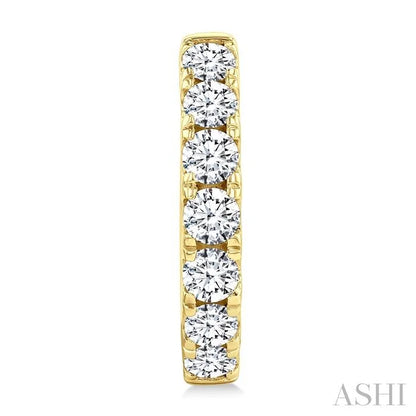 Diamond Fashion Hoop Earrings