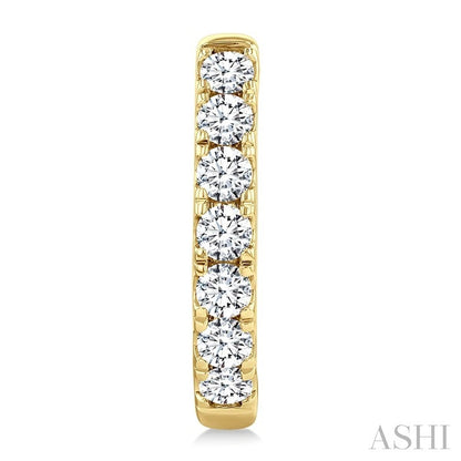 Diamond Fashion Hoop Earrings