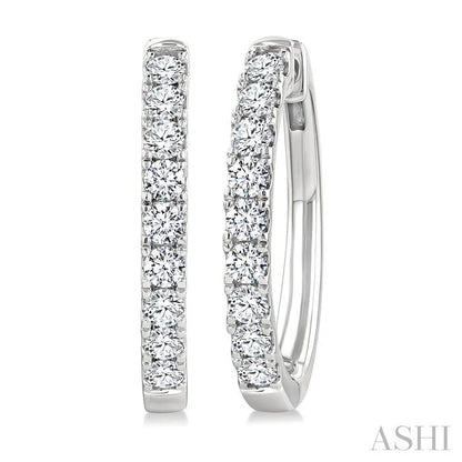 Diamond Fashion Hoop Earrings
