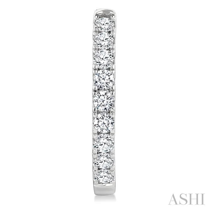 Diamond Fashion Hoop Earrings