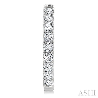 Diamond Fashion Hoop Earrings