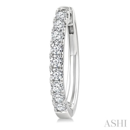Diamond Fashion Hoop Earrings
