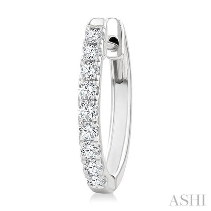 Diamond Fashion Hoop Earrings