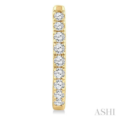 Diamond Fashion Hoop Earrings