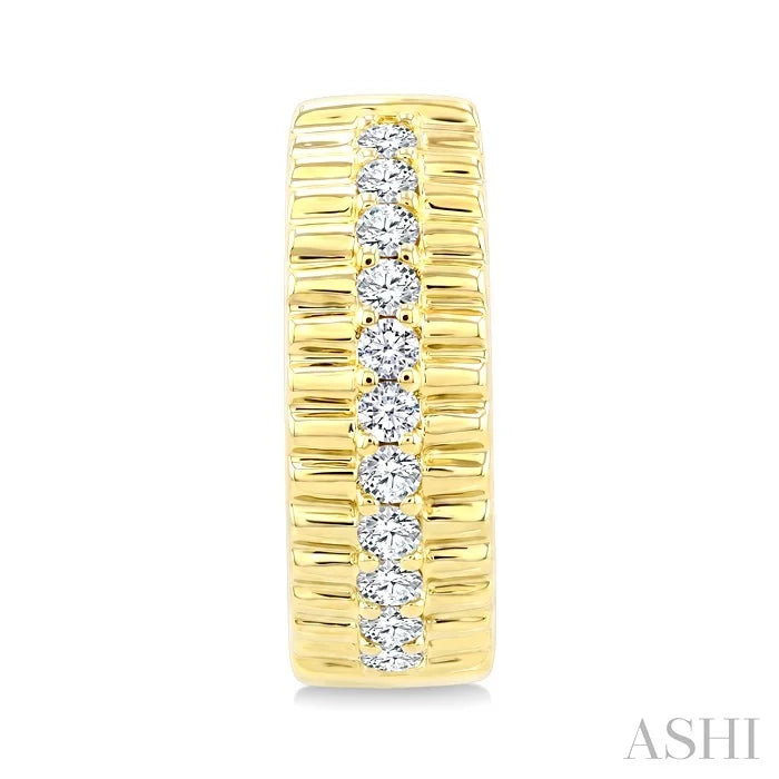 Pirouette Diamond Fashion Hoop Earrings