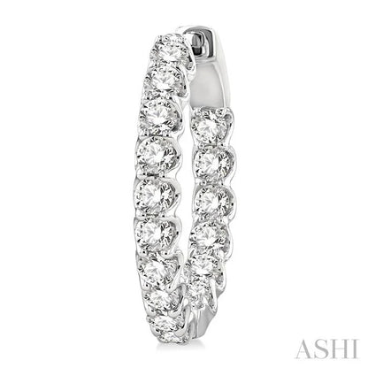 Inside-Out Diamond Hoop Earrings