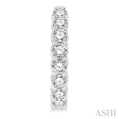 Inside-Out Diamond Hoop Earrings