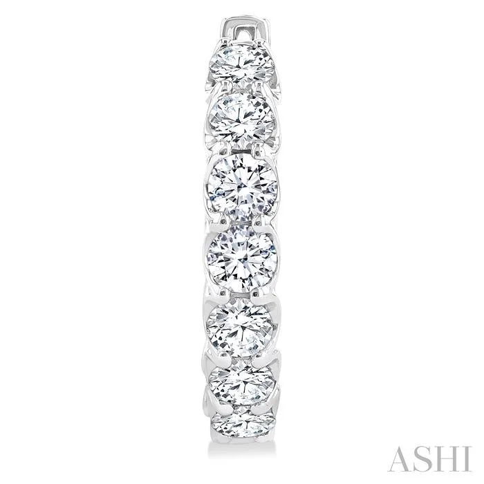 Inside-Out Diamond Hoop Earrings