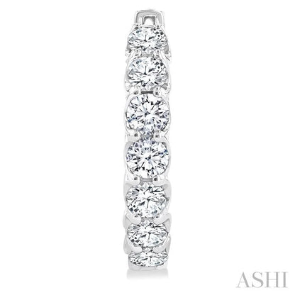 Inside-Out Diamond Hoop Earrings