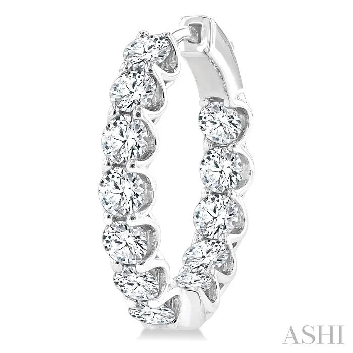 Inside-Out Diamond Hoop Earrings