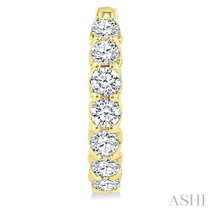 Inside-Out Diamond Hoop Earrings