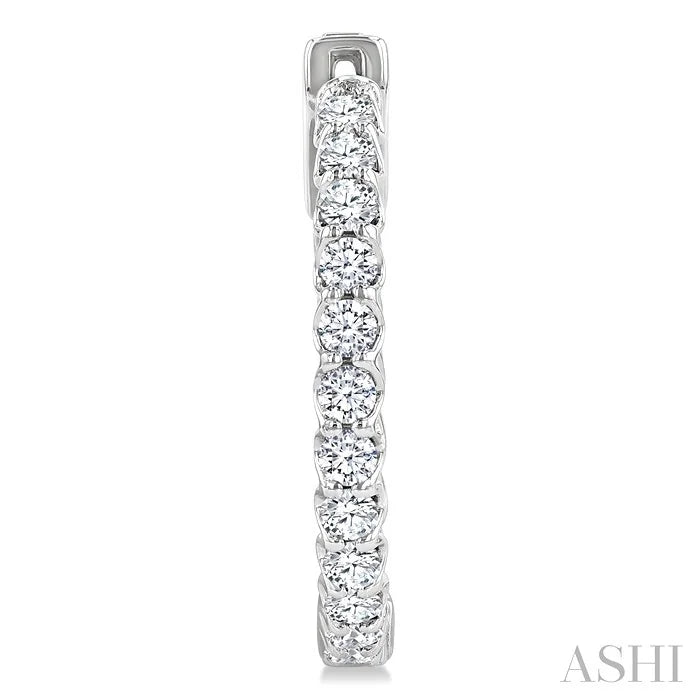 Inside-Out Diamond Hoop Earrings