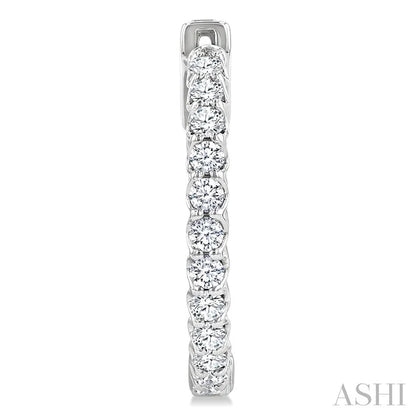 Inside-Out Diamond Hoop Earrings