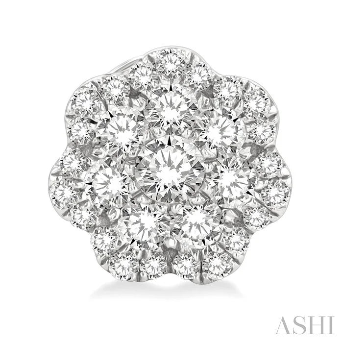 Flower Diamond Fashion Earrings