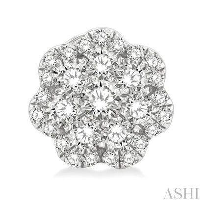Flower Diamond Fashion Earrings