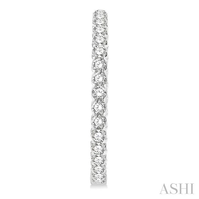Inside-Out Diamond Round Hoop Earrings