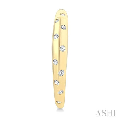 Mosaic Half Hoop Fashion Earrings
