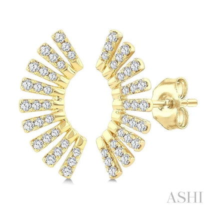 Diamond Fashion Ear Climbers