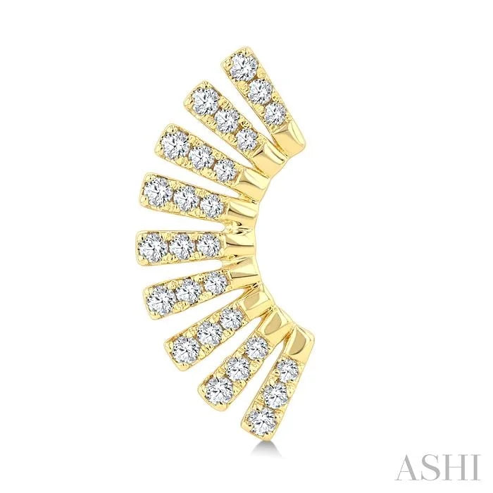 Diamond Fashion Ear Climbers