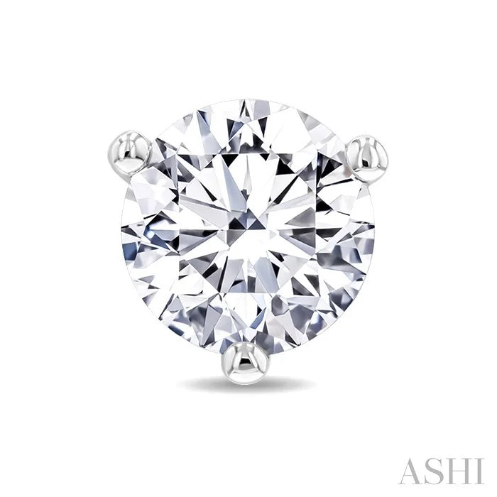 Round Shape Martini Diamond Stud Earrings