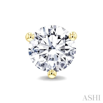 Round Shape Martini Diamond Stud Earrings