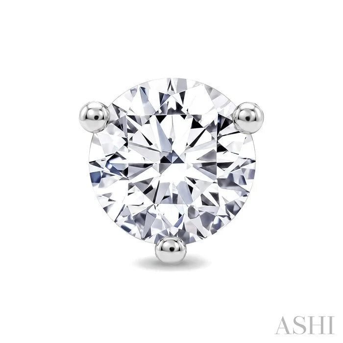 Round Shape Martini Diamond Stud Earrings