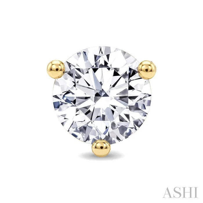 Round Shape Martini Diamond Stud Earrings