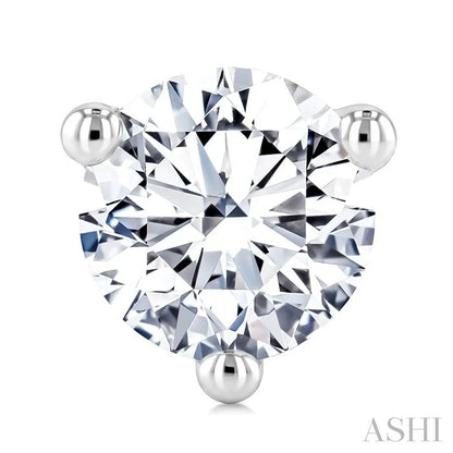 Round Shape Martini Diamond Stud Earrings