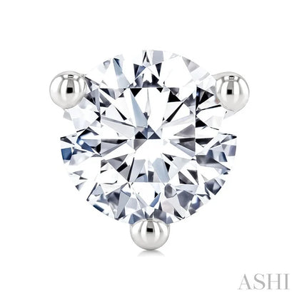 Round Shape Martini Diamond Stud Earrings