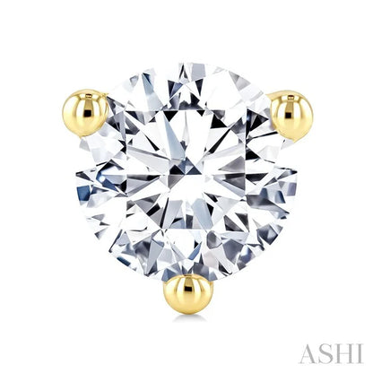 Round Shape Martini Diamond Stud Earrings
