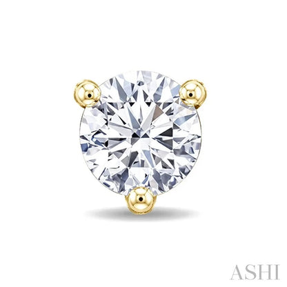 Round Shape Martini Diamond Stud Earrings