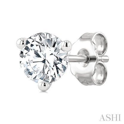 Round Shape Martini Diamond Stud Earrings