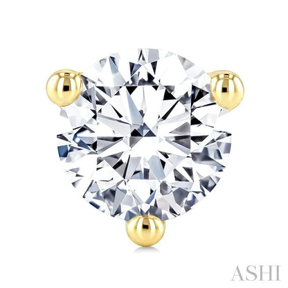 Round Shape Martini Diamond Stud Earrings