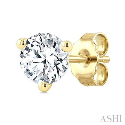 Round Shape Martini Diamond Stud Earrings